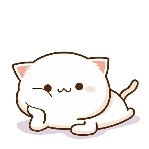 kawaii gatitos, gatos kawaii, chibi gatos de pegatinas, lindos dibujos de gatos, encantadores gatos kawaii