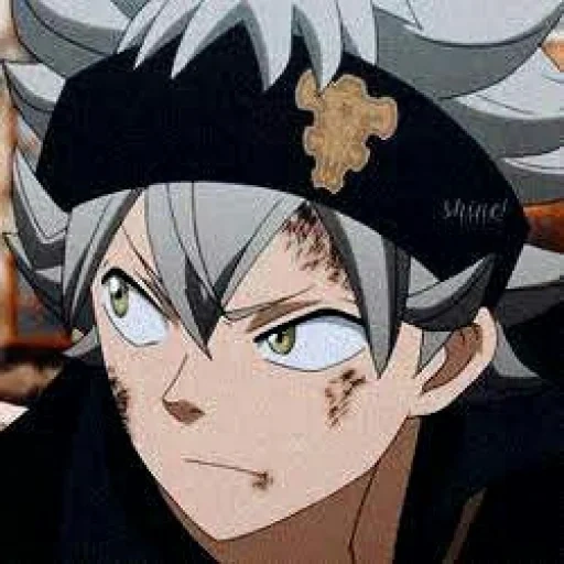 trébol negro, trébol negro, gris de trébol negro, trébol negro de asta, anime black clover episodio 25