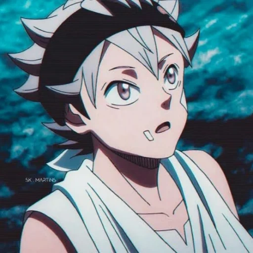 anime, personnages d'anime, trèfle noir asta, épisode black clover 152, trèfle noir petit asta