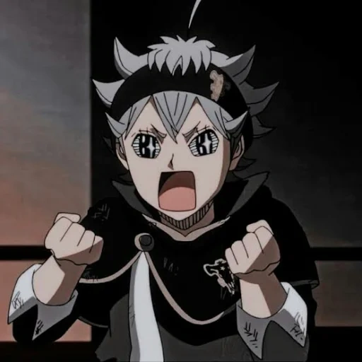 trevo preto, personagens de anime, asta clover preto, aster black clover, anime de trevo preto