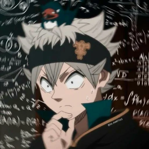 black clover, чёрный клевер, black clover asta, аста black clover, black clover anime