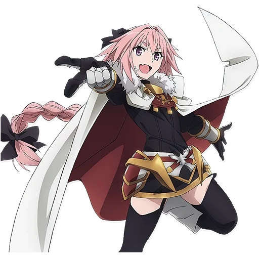 astolfo, astolfo, astolfo con una lanza, astolf faith 4k, astolfo que anime