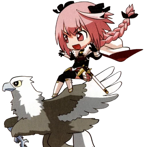 astolph, astolfo ryder, foi de l'astolf chibi, hippogriff astolfo, astolfo ryder chibi