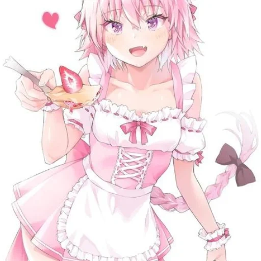 astolph, anime astolfo, jupe d'échelle d'anime, madoca kaname art, astolfo anime maid