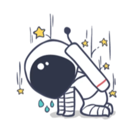 anime, astronaut, schöne kosmonauten, kosmonautzeichnung, cartoon kosmonaut