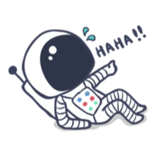 astronaut, astronaut, lovely astronaut, astronaut drawing, astronaut printout sticker