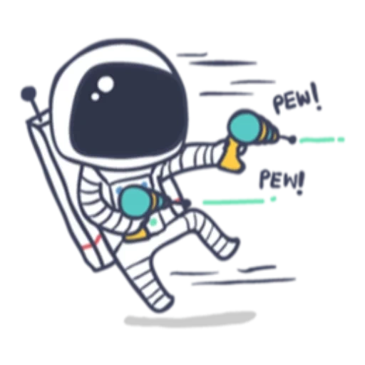gli astronauti, astronaut, astronauta-astronauta, disegno di astronauti, vettore astronauta