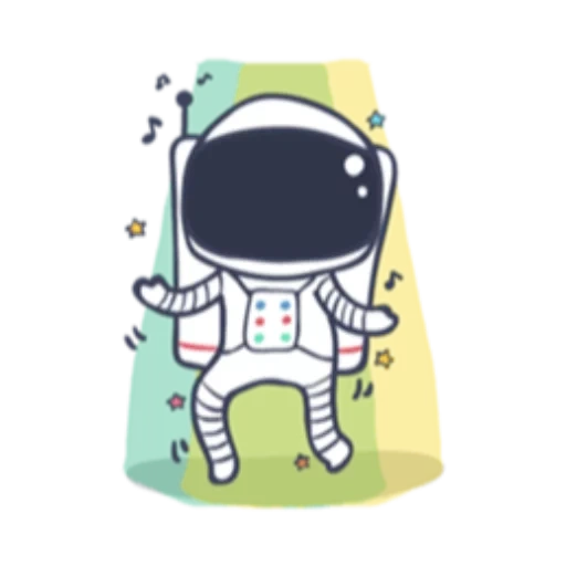 astronaut, astronauta bonito, astronauta, padrão de astronauta, ilustração astronauta