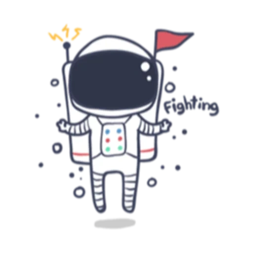 astronaut, astronaut, kosmonautosmos, kosmonautzeichnung, kosmonau illustration
