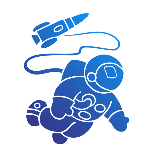 astronot, stiker astronot, template astronot, astronot perekat diri