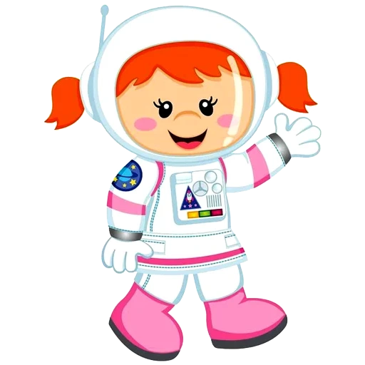 enfants astronautes, modèle astronaute, astronaute de dessin animé, vecteur d'astronaute garçon, peintures d'enfants astronautes
