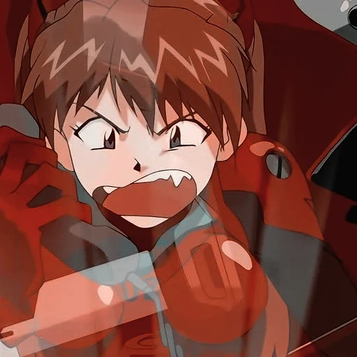 garçon, évangélière, evangelion asuka, évangélière d'anime, evangelion saison 1