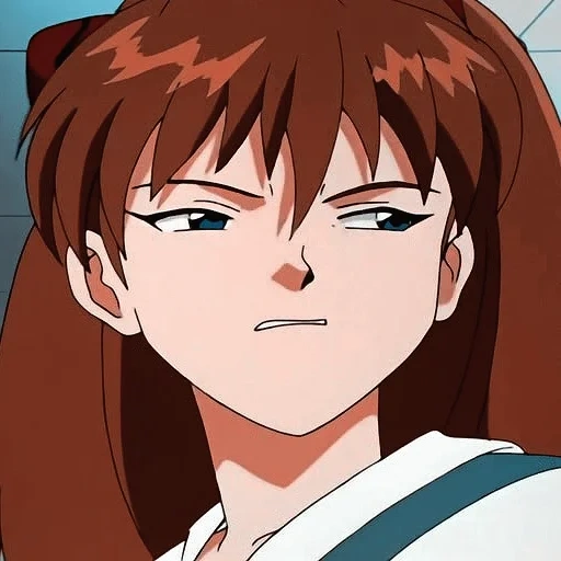 évangélière, ponyaaaa face, personnages d'anime, asuka evangelion 1995, captures d'écran evangelion aska 1995