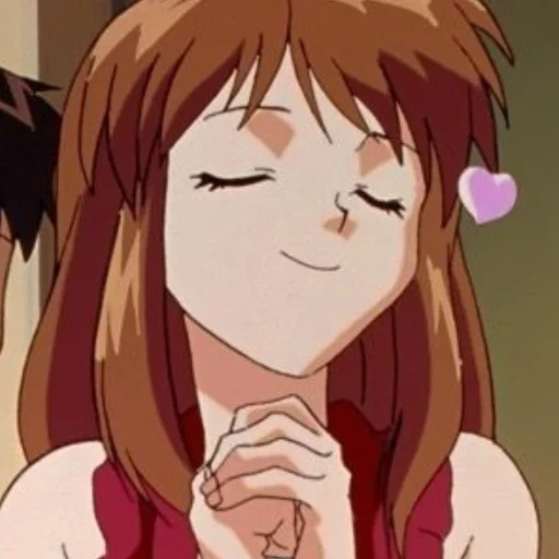 asuka, animation, evangelical, asuka evangelion, asuka's arrogant eyes in 1995
