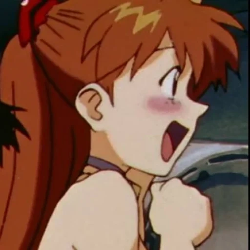 anime, humano, mujer joven, manga de evangelio, asuka evangelion 1995