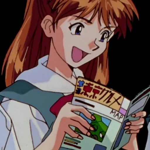 anime, gênero de anime, personagens de anime, evangelion de mangá, asuka evangelion 1995
