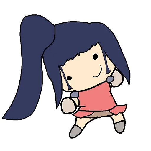 animação, pessoas, smol nozomi, garota de cabelo, personagem de anime
