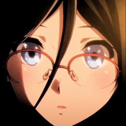 immagine, occhiali anime, hibike eufonium, tanaka asuka sound eufonium, tanaka asuka sound eufonio anime