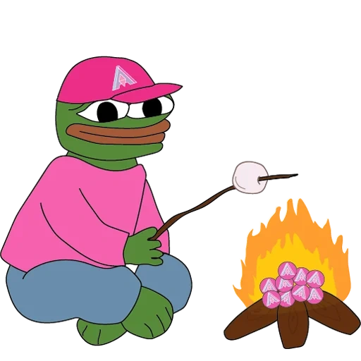pepe, toad pepe, froschpepe, pepe lagerfeuer, alt wright pepe