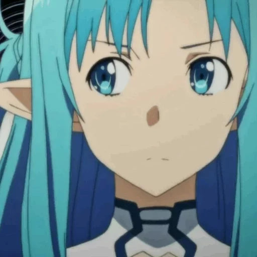 anime, asuna yuki, ide anime, karakter anime, master of the sword online