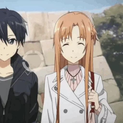 kirito assuna, asuna 2 kirito, sword master asong, sword master online, asuna sister kirito