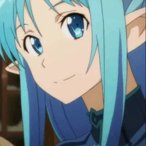 anime, asuna yuki, klip anime, karakter anime, master of the sword online