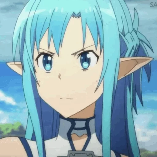 arsuna, yuki asuna, assuna yuki blau, schwertmeister online, asuna alfheim ondina