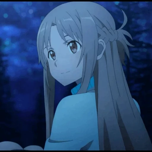 asuna, menina anime, papel de animação, kirito e asuna, espada mestre online