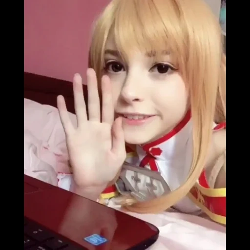 flash video, bonbibonkers, cosplay mignon, bornby bunks plum flower, bonbibonkers asuna