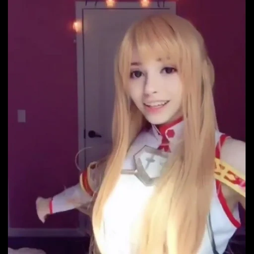 bailando, bonbibonkers, faggotria bonby, bonbibonkers asuna, chicas asiáticas cosplay anime asuna