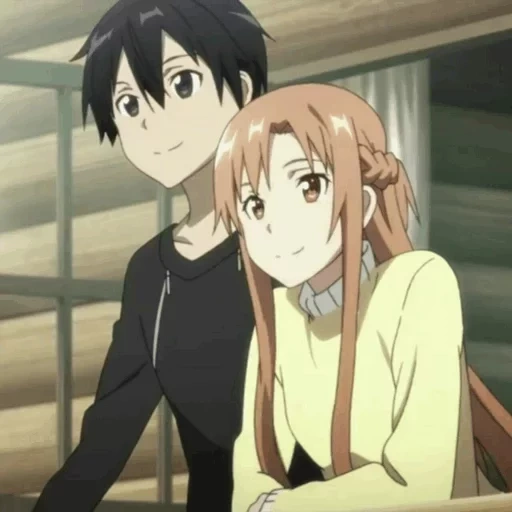 asuna kirito, kirito kirigay, kirito x asuna, kirito asuna yui, maîtres de l'épée en ligne