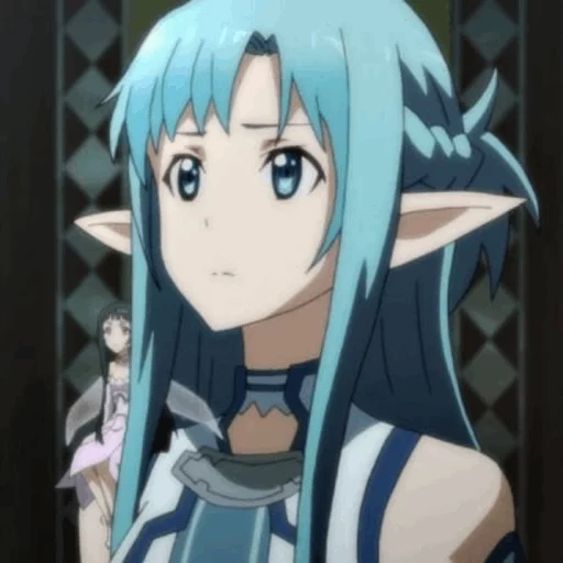 asuna, asuna yuki est bleu, personnages d'anime, alexandra roman, maîtres de l'épée en ligne