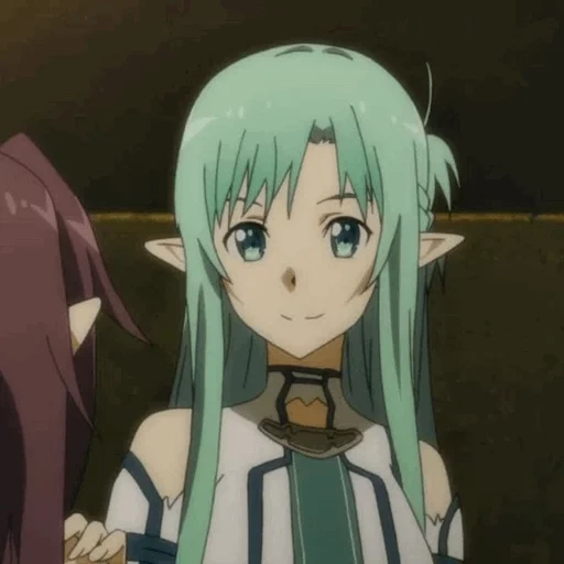 asuna, asuna sao, chica de animación, espada maestra en línea, pantalla de asuna alfheim