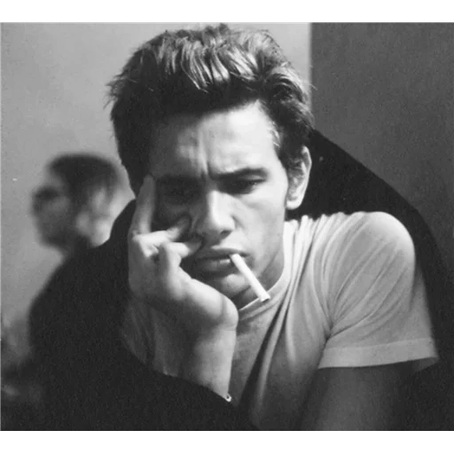 alan delong, james dean, james franco, cigarro de james franco, james franco é bonito e rude