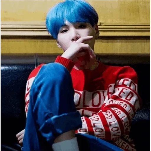 suga, bts suga, shuga yoongi, ragazzi di bangtan, blue yungi bts