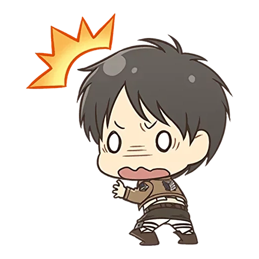 picture, attack of the titans, the attack of the titanes levy, chibi attack of the titans, attack of the titanes chibi eren