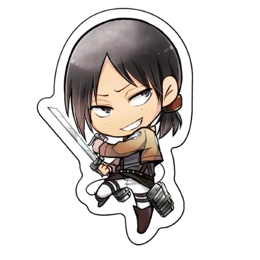 the attack of the titanes levy, attack of the titans chibi, attack of the titans chibi levy, attack of the titanes chibi icons, attack of the titans stickers levy