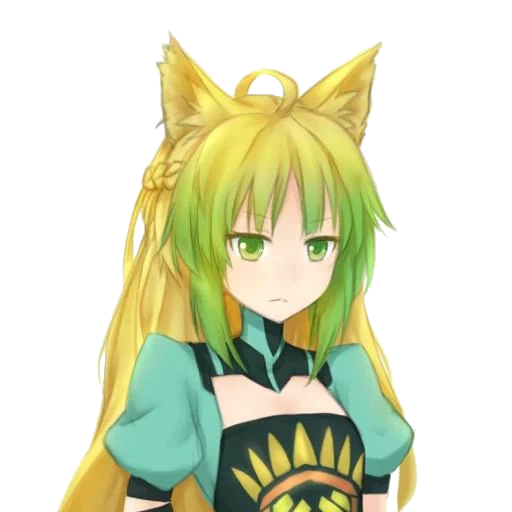 fede di atalanta, fate/apocrypha, apocrypha atalanta, fate apocrypha atalanta, orecchie di capelli verdi non testate