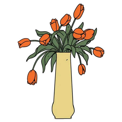 fiore, vaso di fiori, vase tulip, bellissimi fiori, decorazione dei fiori