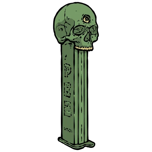 cabeza de zombie, columna vieja, marido monster dibujos animados, historias de terror de bicicleta babyka, educación de la república romana