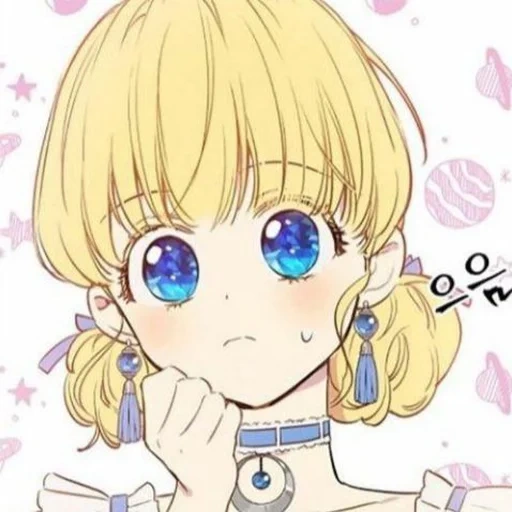 anime princess, pola lucu anime, atanasia de elgio, anime princess atanasia, lukisan komik putri anime yang lucu
