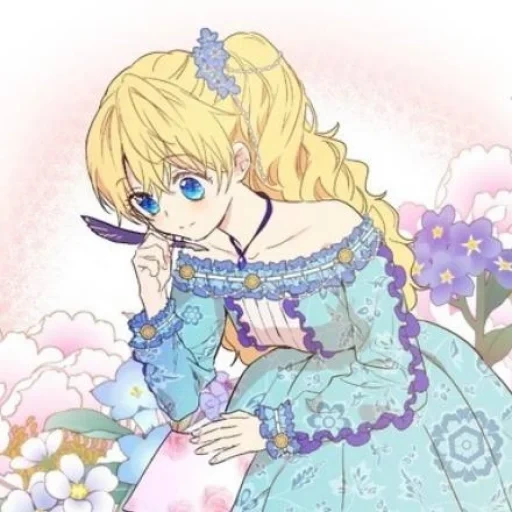 personagem de anime, princesa de anime, pintura de garota anime, uma vez se tornou a princesa atanasia, uma vez que se tornou a princesa anastasia