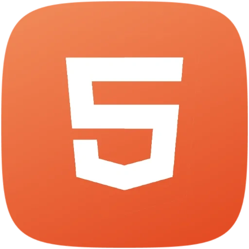 badge html5, icônes html, icônes html5, icônes html5, app orange logo