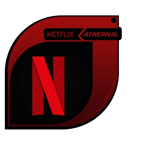 logo, rassennation, netflix mobile, netflix symbole sind blau, das marken logo