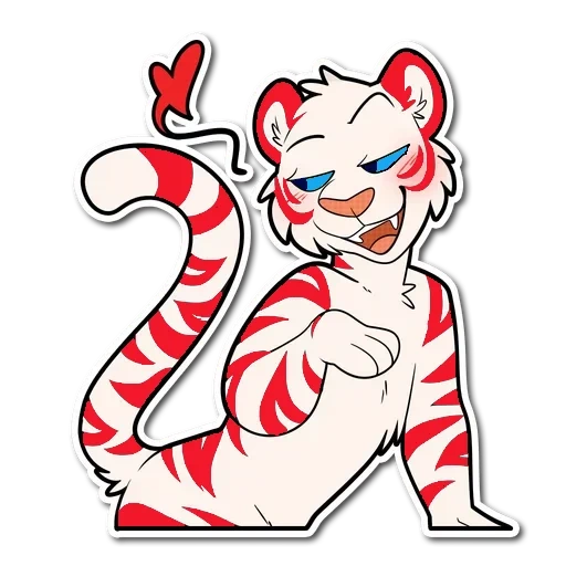 la tigre, tiger cartoon, matita di stadiazione della tigre