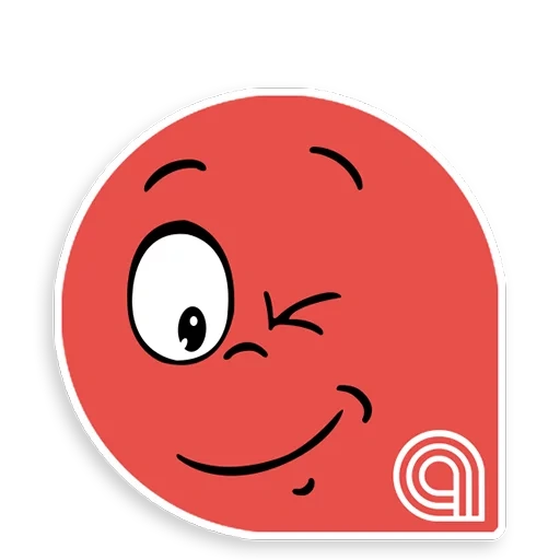 bola merah, bola merah 1, red smiley face, wajah tersenyum merah jahat, merah tidak puas dengan senyum