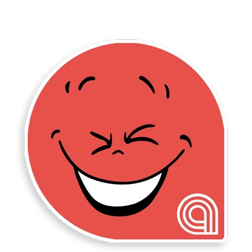 sonriente, smiley con una sonrisa, smiley con fondo rojo, winking smiley, la alegre sonriente es roja