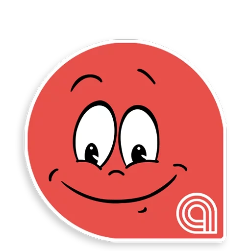 bola merah, red smiley face, senyum merah yang menyenangkan, senyum merah senyum, merah tidak puas dengan senyum