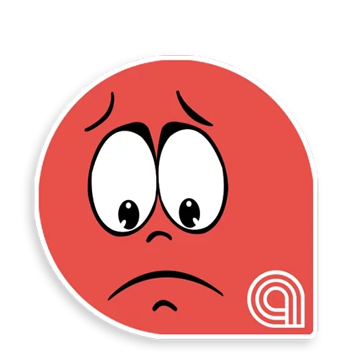 anger smileik, red emoticon, the red smiley is sad, red crazy smiley, pink sad emoticon