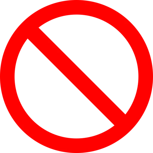 signo de prohibición, signo de prohibición, prohibición de señales, el pasaje está prohibido, señales de carretera que prohíben letreros